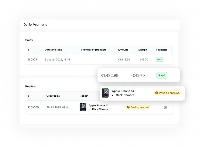 customer_management screenshot